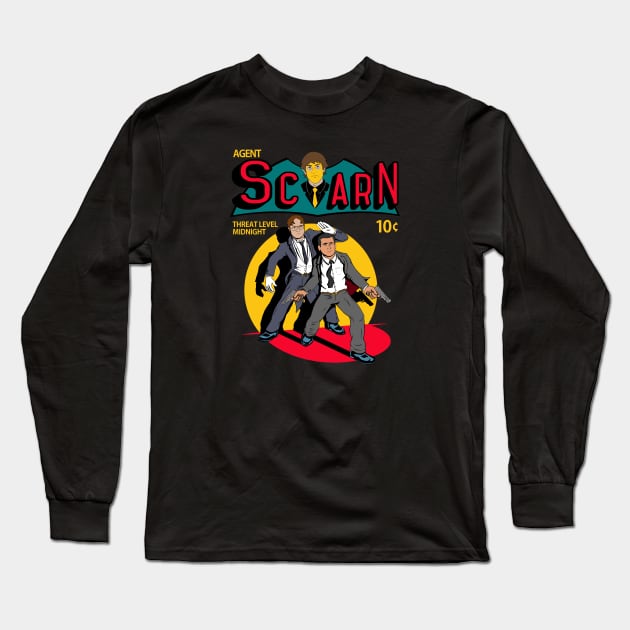 Scarn Comic Long Sleeve T-Shirt by Owllee Designs